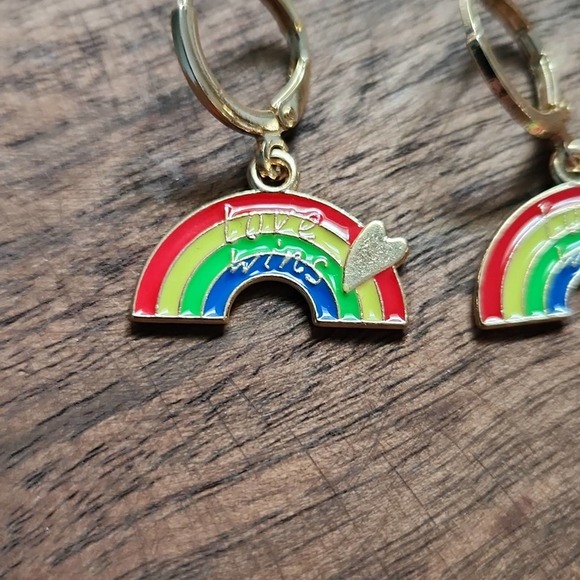 Rainbow Earrings - Picture 2 of 5